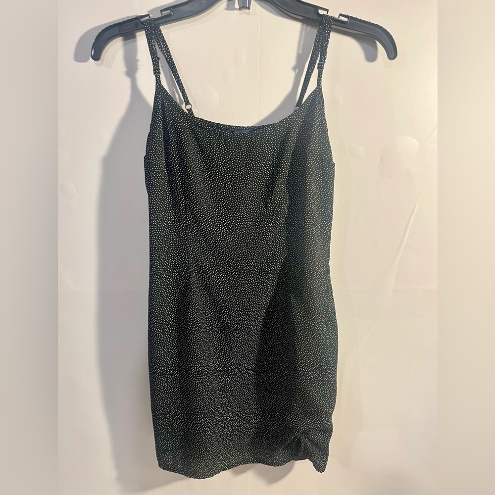Abercrombie & Fitch Polka Dot Mini Slip Dress.
